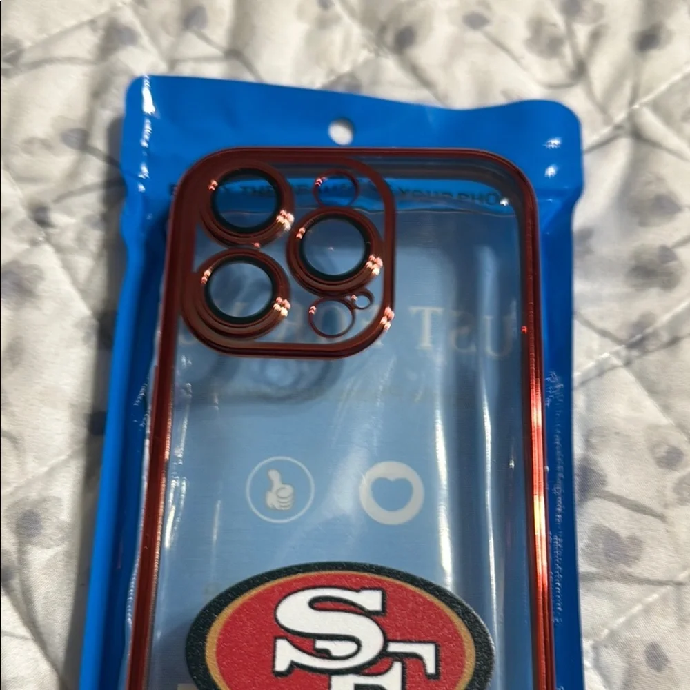 Red SF Phone Case for 14 pro